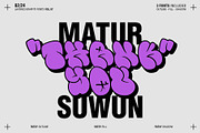 Fatsy - Layered Graffiti Fonts, a Blackletter Font by SemutHitam Creative (Thumbnail 19 of 19)