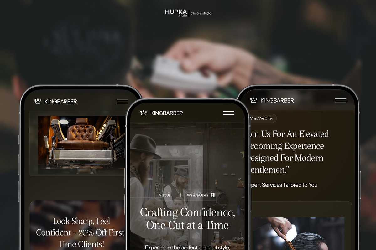 KingBarber - Premium Barber Shop Framer Template preview 5