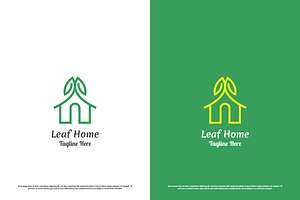 Nature House Plant Logo Design Icon, a Branding & Logo Template by Morvana Crew