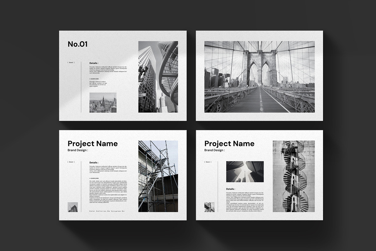 Architecture Brochure Template, a Brochure Template by PrintIdea (Photo 3 of 6)