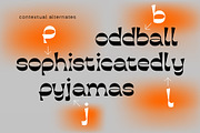 Raro | Futuristic serifs, a Serif Font by Pedroglifos (Thumbnail 5 of 9)