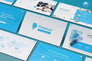 Financial and Consulting Keynote, a Presentation Template by Pixslides