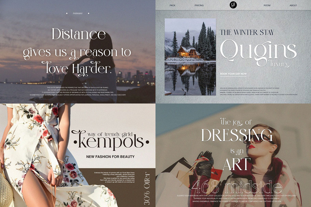 Elegant Ligature Serif  Font Bundle, a Serif Font by Alfinart (Photo 5 of 16)