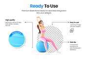 Sporty Woman – Set of 45 Poses, a Person Illustration by 3DMask (Thumbnail 2 of 6)