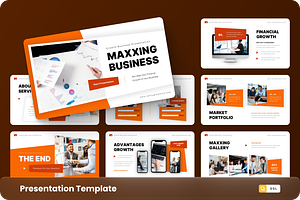 Maxxing - Growth Google Slide, a Presentation Template by GraphauseProject