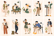 Everyday People Vector Characters, a Person Illustration by Nerokanji_Designs (Thumbnail 3 of 5)