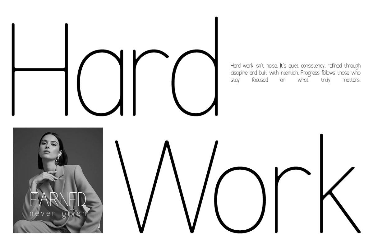 Emsen Thin Sans Serif Font, a Sans Serif Font by Rasio Studio (Photo 6 of 11)