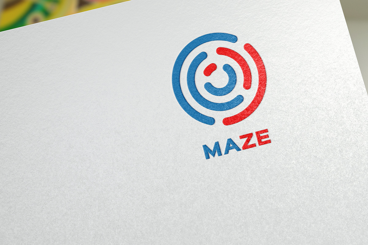 Maze Logo Template, a Branding & Logo Template by Traint (Photo 2 of 4)
