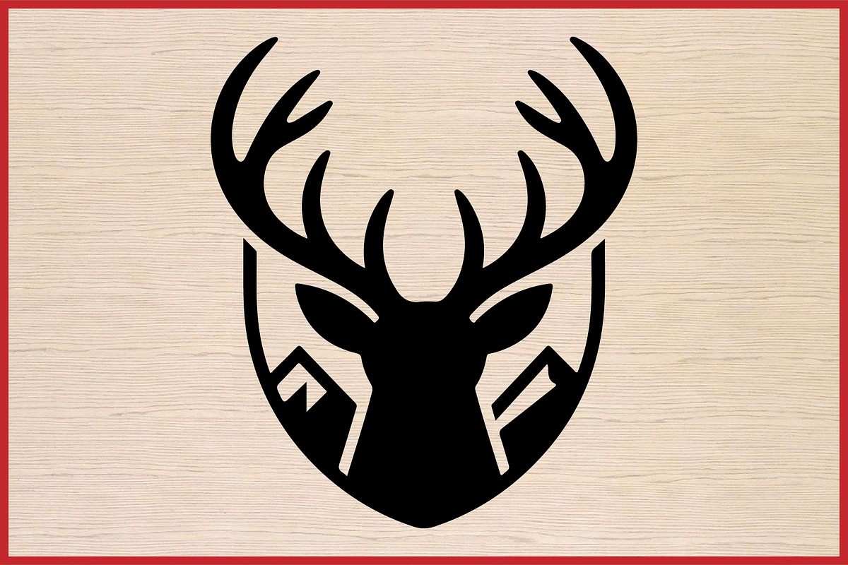 20 Deer Antler Mountain Silhouette, an Animal Illustration by Artivon (Photo 4 of 4)