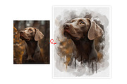 Dog Watercolor Photo Effect, an Action Add-On by Photoshop Action (Thumbnail 14 of 19)