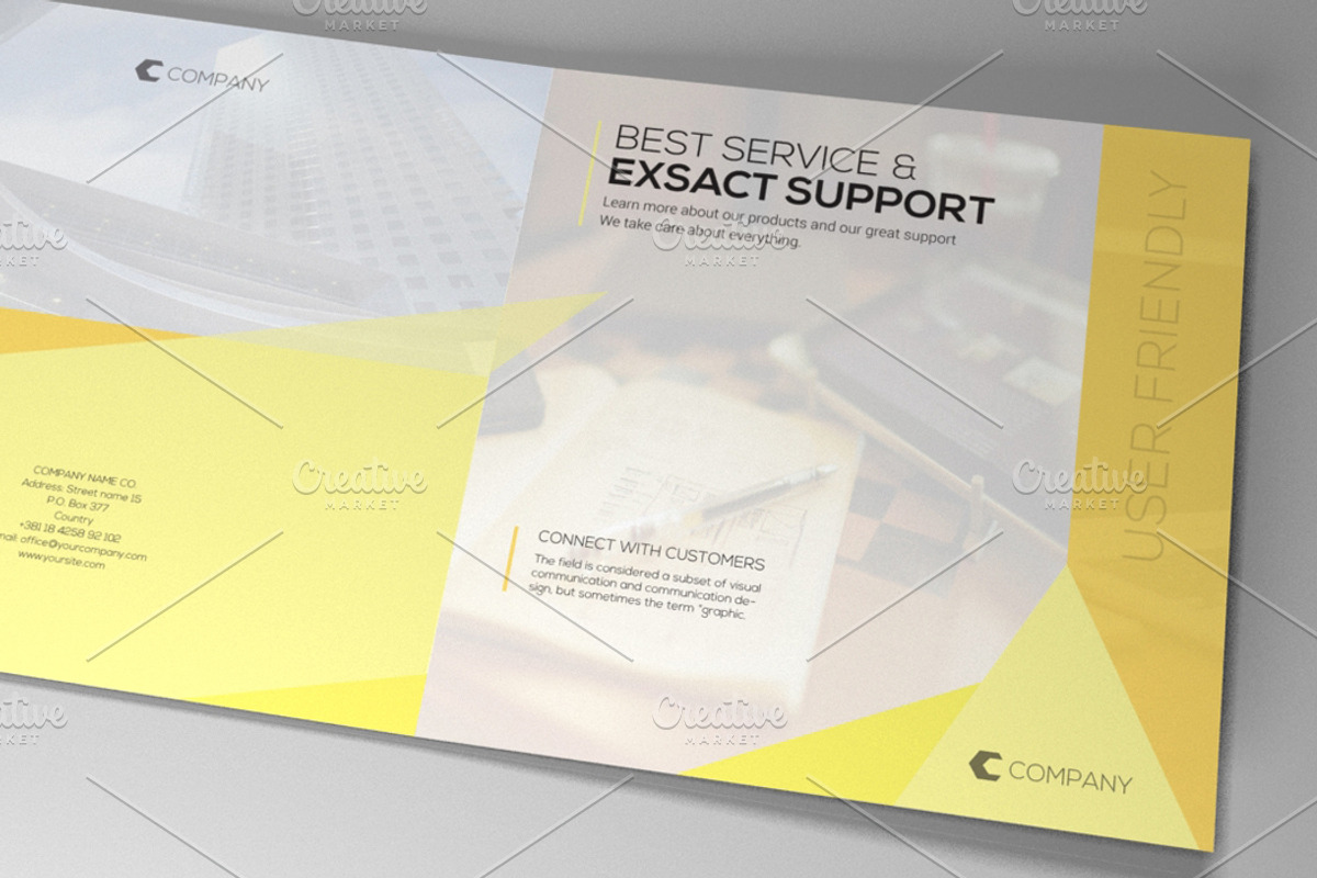 Indesign Brochure yellow theme, a Brochure Template by RudanStudio (Photo 3 of 7)