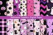 Halloween Seamless Digital Paper, a Texture Graphic by Dream Creation (Thumbnail 1 of 7)