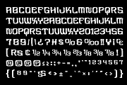 Hiraki - Modern Techno Font, a Handwritten Font by MaikoHatta (Thumbnail 7 of 7)