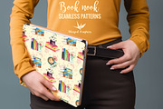 Seamless Watercolor Book Patterns, a Pattern Graphic by Winged Graphics (Thumbnail 3 of 4)