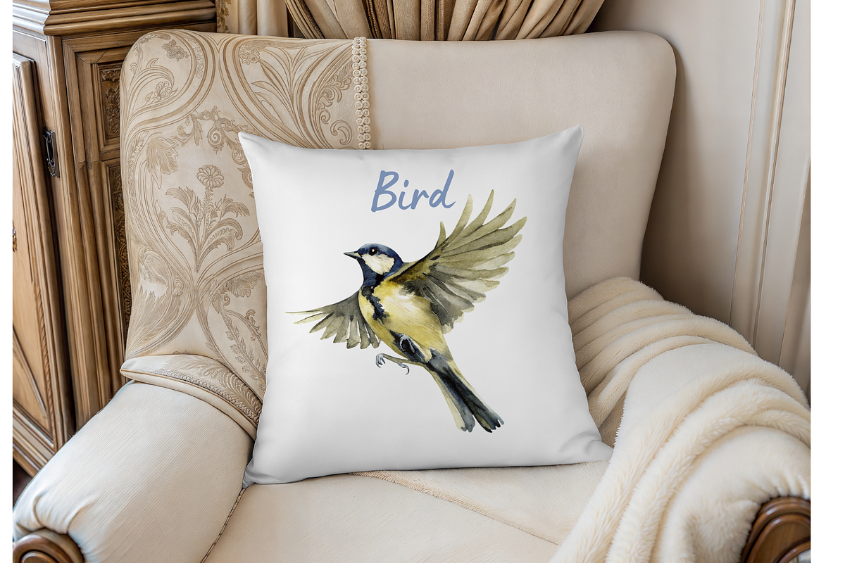 Watercolor Birds Clipart Collection, an Illustration by MockupWizard (Photo 5 of 5)