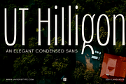 UT Hilligon - An Elegant Font, a Sans Serif Font by Universitype (Thumbnail 1 of 8)