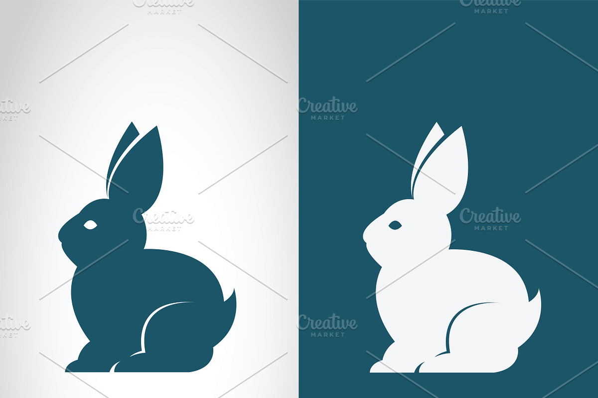 Vector image of a rabbit design, an Outline Icon by yod67