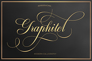 Graphitel Script + Ornaments, a Script Font by Typehill (Thumbnail 1 of 15)