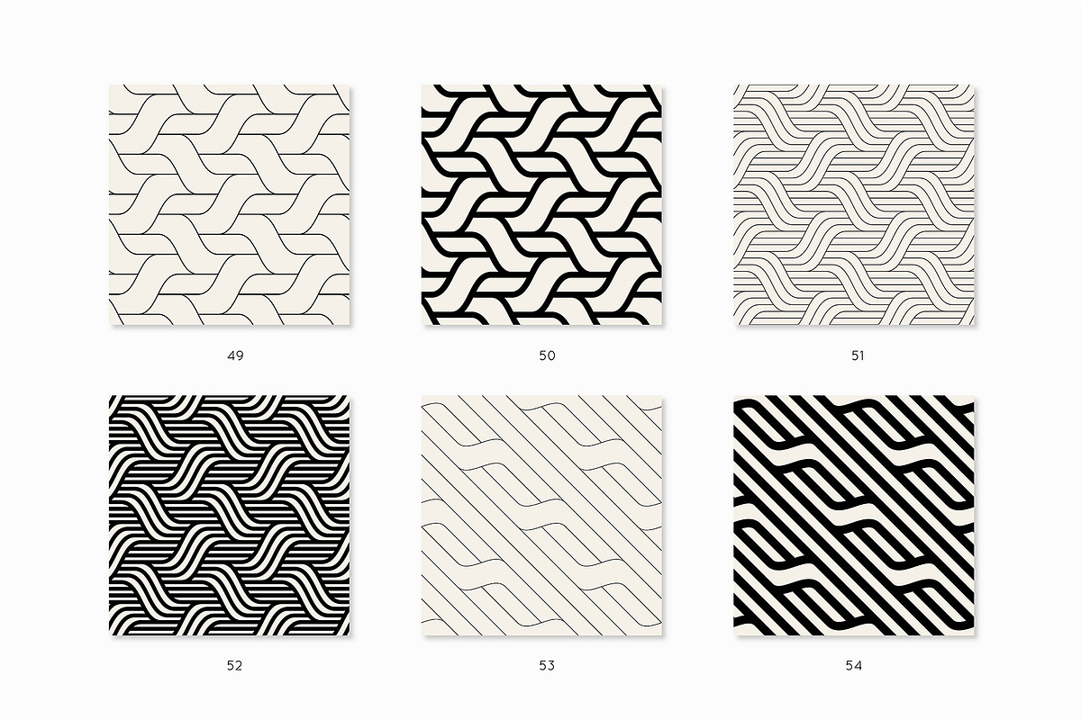 60 Geometric Seamless Patterns, a Pattern Graphic by Curly_Pat