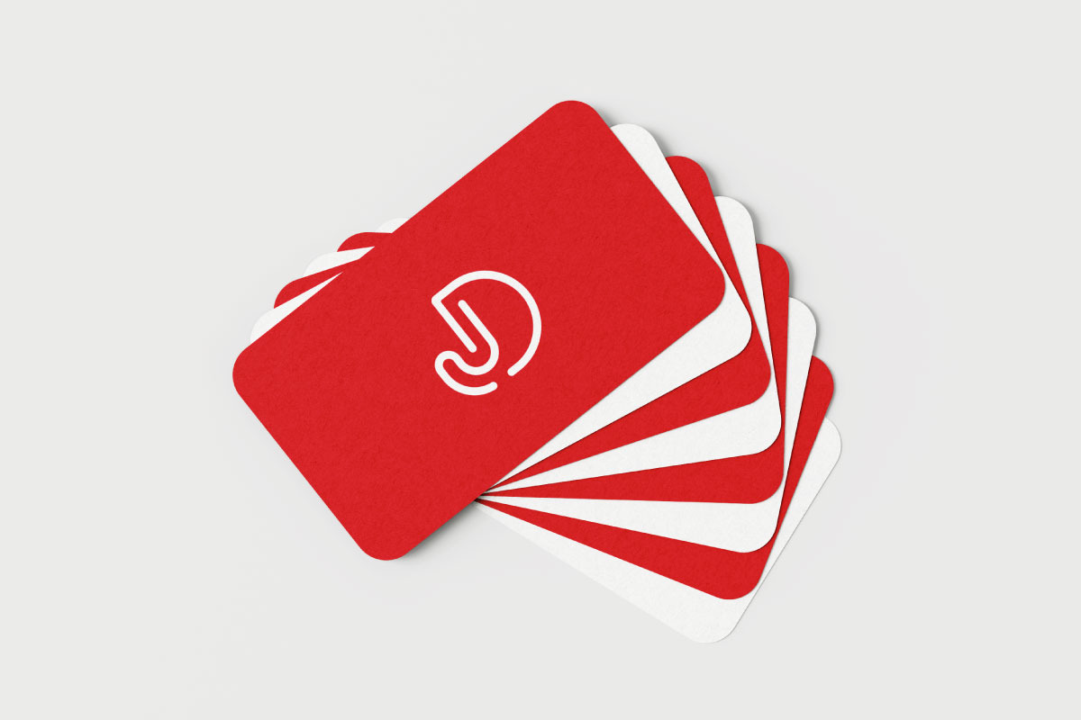 Modern and clean JD letter monogram. preview 2