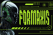 Formaxis Condensed Techno Font, a Font by PutraCetol Studio (Thumbnail 1 of 5)