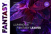 Luminous Fantasy Leaves, a Wallpaper Graphic by Lumeno (Thumbnail 1 of 4)