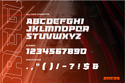 BREGA – Bold Sport Display Font, a Font by Vroz Studio (Thumbnail 2 of 8)