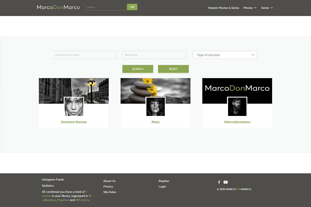 MarcoDonMarco - Site For Movies, a WordPress Template by inSTUDIO43 (Photo 1 of 4)