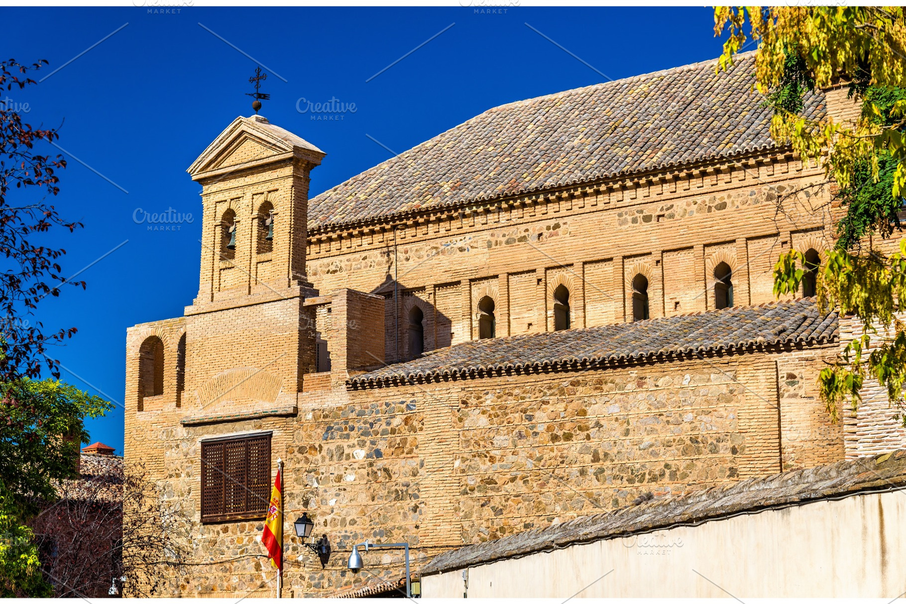 Synagogue of el transito in toledo spain now it is a museum containing, an Architecture Photo by Leonid Andronov