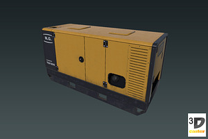 Stationary Diesel Generator #2, a Cars & Vehicle 3D Model by 3DCaster