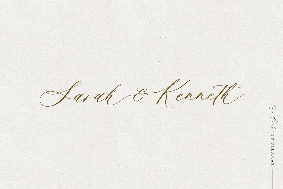 La Roche Font Duo, a Script Font by Calamar Studio (Photo 17 of 19)