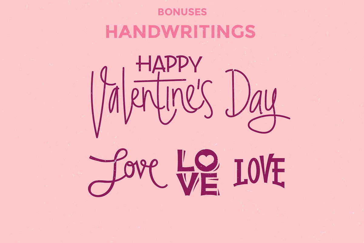Valentine's Day stickers collection, an Illustration by defarmerdesign (Photo 3 of 5)