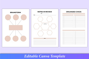 Editable Travel Planner Bundle Canva