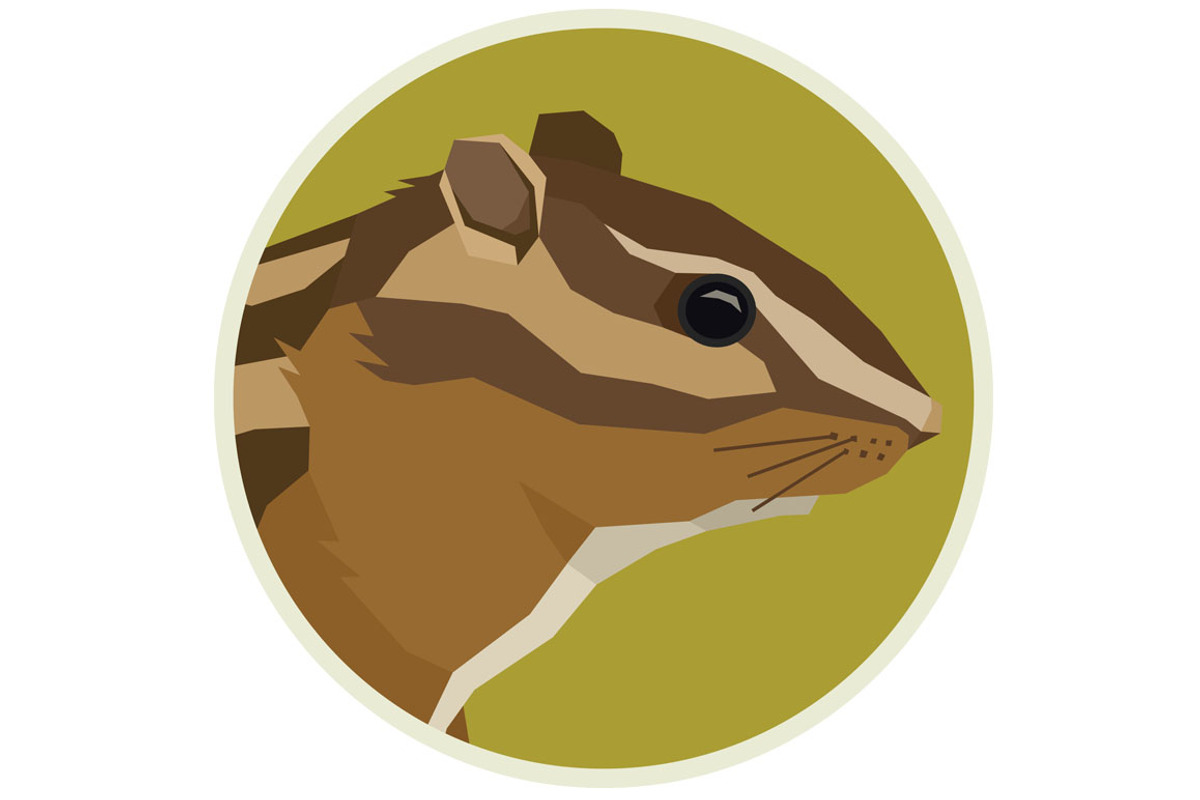Chipmunk Forest Wildlife set, an Object Graphic by Nenilkime (Photo 5 of 7)