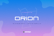 Orion Display Font, a Sans Serif Font by alpercakici (Thumbnail 9 of 9)