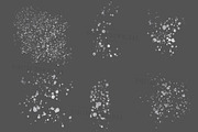Silver Splatters Clipart, an Object Graphic by The Digital Download Shop (Thumbnail 8 of 9)