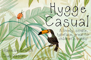 'Hygge Casual' Storybook Font