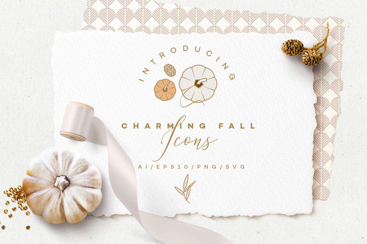 Charming Fall Icons, an Icon by Polar Vectors (Photo 1 of 12)