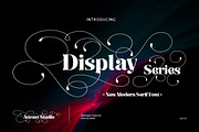 Display Series, a Serif Font by Attract Studio (Thumbnail 1 of 15)