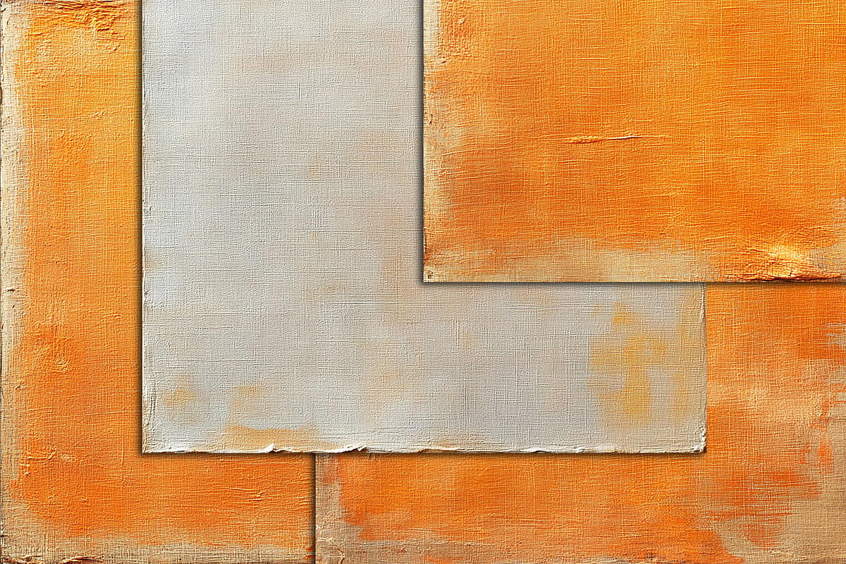Orange Linen Canvas Digital Textures, a Texture Graphic by Area (Photo 18 of 18)