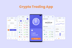 Crypto Trade Investment App UI Kit