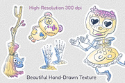 Cute Spooky Halloween Stickers Vol 2, an Object Graphic by ArtyCats (Thumbnail 3 of 5)