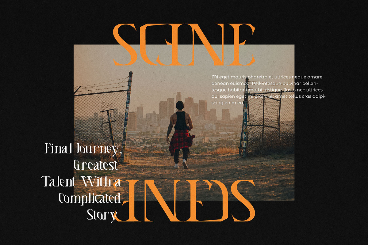 Lynova - Unique Display Font, a Serif Font by Eztudio (Photo 6 of 15)
