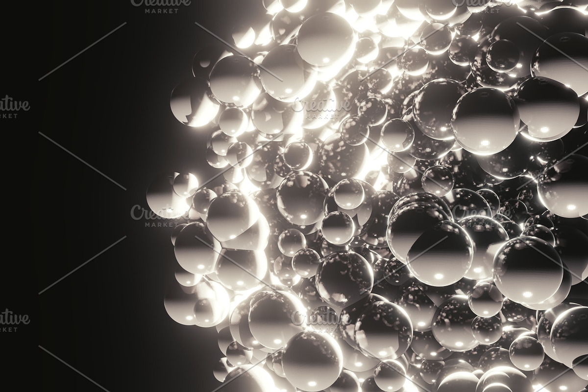White Sphere Particles Backgrounds, a Texture Graphic by The_DrX (Photo 2 of 13)