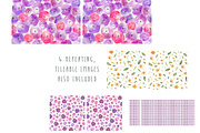 Watercolor Patterns 2, a Pattern Graphic by Angie Makes (Thumbnail 3 of 3)