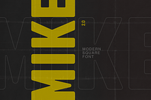 Mike Sans - Modern Square Sans