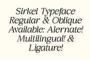 Sirkel - A Modern Serif Font, a Serif Font by Marvadesign (Thumbnail 4 of 10)