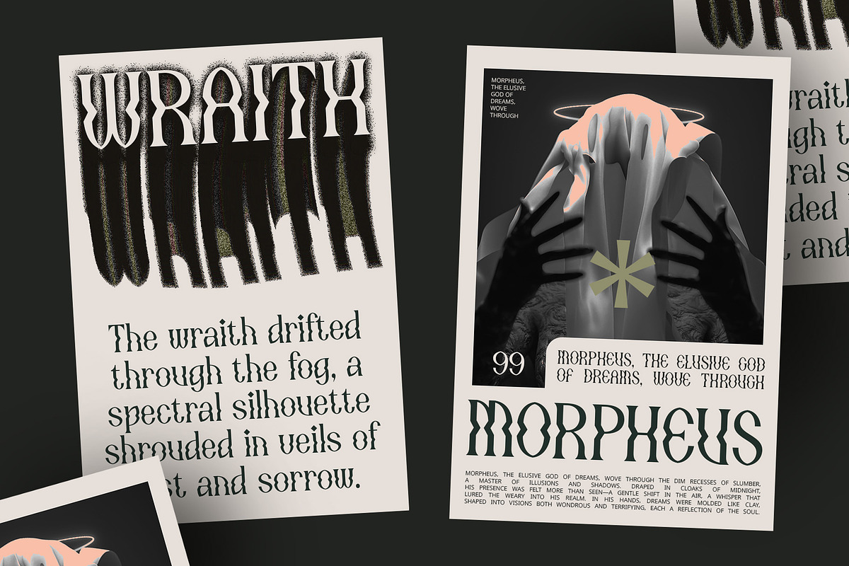 CS Berish – Psychedelic Font, a Serif Font by Craft Supply Co. (Photo 6 of 8)
