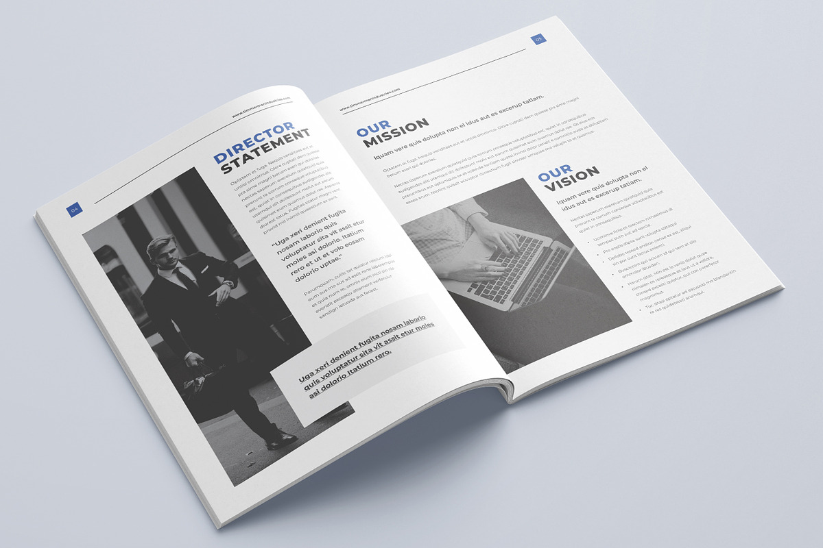Company Profile Template | Handbook, a Brochure Template by Niofix (Photo 3 of 6)