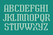 Display Squares Two Font, a Font by GG Design (Thumbnail 3 of 10)